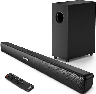#ad Sound Bar for TV Soundbar Surround Sound System Home Theater Audio Bluetooth $98.79