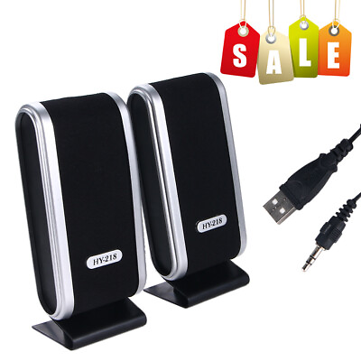 #ad Mini USB Computer Speaker External Wired USB Speakers for Laptop Tablet Desktop $13.88