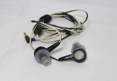 #ad Retro Bose Triport IE In Ear Headphones Black White 41217 $129.99