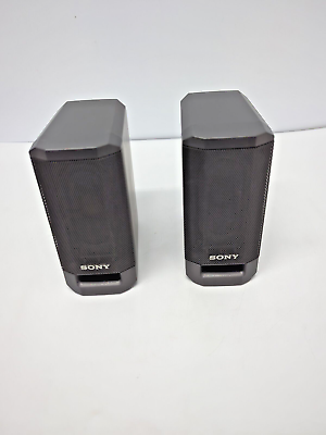#ad Pair Sony SS V315 Home Theater Speakers Charcoal Gray Fully Functional $39.99