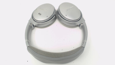 #ad Bose QC 35 Series I 1 Silver Wireless Headphones NO EAR PADS RIPPLED HEADBAND $56.44