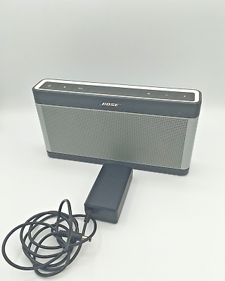 #ad BOSE SoundLink Bluetooth Speaker III Model 414255 W Charger Tested works Well $215.50