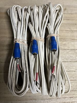 #ad Bose 3x RCA To Bare Speaker Wire Cables Lifestyle Acoustimass White L R C $39.99
