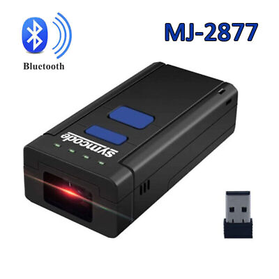 #ad Symcode MJ 2877 Mini 2D Barcode Wireless Bar Code Bluetooth Scanner Reader $54.19