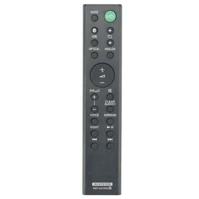 #ad New Replace RMT AH103U For Sony Sound Bar Remote Control HT CT80 SA CT80 $7.16