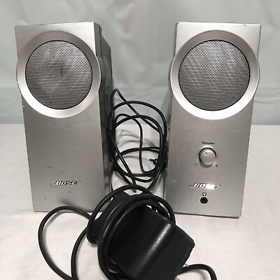 #ad Bose Companion 2 Series II Multimedia Speaker System w Power Adapter TESTED Work $26.50