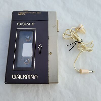 #ad Sony Walkman WM 3 Cassette Player AM FM Radio Portable with Earphone $439.99