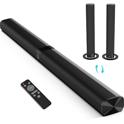 #ad Sound Bar 50W Sound Bars for TV 5.0 Bluetooth TV Sound bar Wired amp; Wireles... $95.05