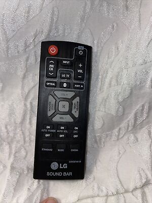 #ad Genuine LG Sound Bar Remote Control Model COV30748128 Original Equipment $15.00