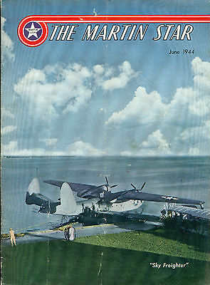 #ad MARTIN STAR Aircraft Magazine June 1944 $24.99