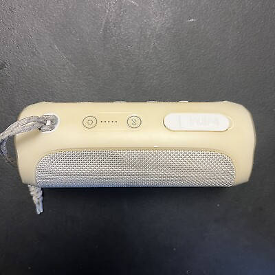 #ad JBL Flip 4 Bluetooth Speaker White Tested Fully Working Portable $35.00