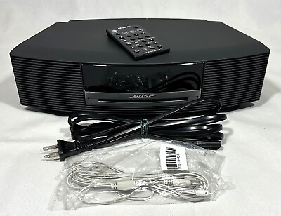 #ad Bose Wave Music System Model AWRCC1 AM FM CD Player Radio With Remote Tested $225.00