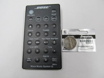 #ad Bose Wave Music System III Remote Control for AWRCC1 AWRCC2 with Fresh Battery $13.49