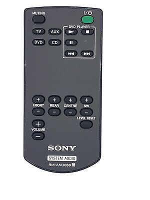 #ad New Genuine RM ANU088 For Sony System Audio Remote Control SA ID5000 SA D10 $8.47