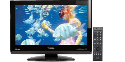 #ad Toshiba 19AV600U 19” LCD HDTV TV Monitor 2 HDMI 720p Black with Remote $84.00