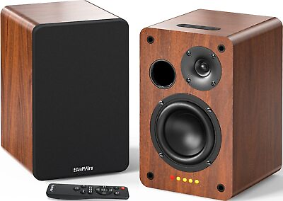 #ad Saiyin Bluetooth Bookshelf Speakers 40W X 2 Powered TV Speakers with 4 Inch ... $116.82