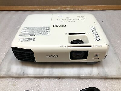 #ad Epson VS330 H555A Portable LCD Projector 2700 Lumens 1760 Hours Lamp TESTED $59.99