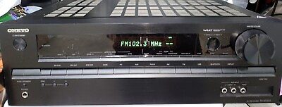 #ad Onkyo TX SR333 5.1 Channel Home Theater Receiver with Bluetooth Tested Works $277.77