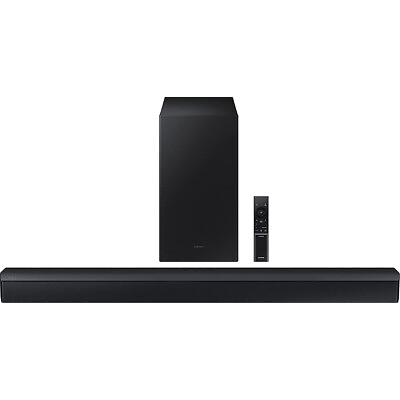 #ad Samsung HW C450 Soundbar and Wireless Subwoofer with DTS Virtual X Open Box $167.99