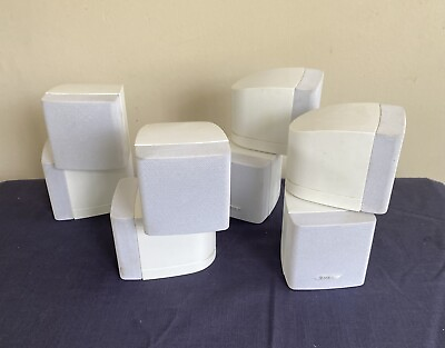 #ad 4 Genuine Bose Jewel Double Cube Speakers White $170.00