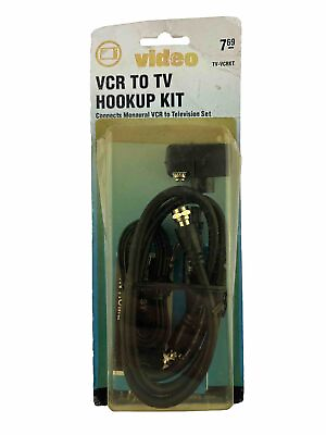 #ad VCR to TV 75 Ohm Antenna Hookup Kit $9.99