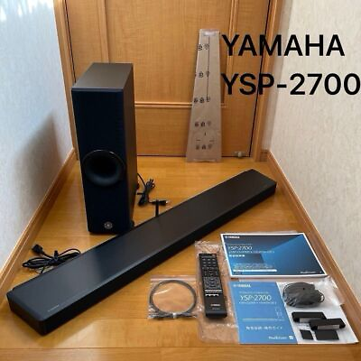 #ad Yamaha YSP 2700 MusicCast Sound Bar with Wireless Subwoofer Black Used Japan $570.00