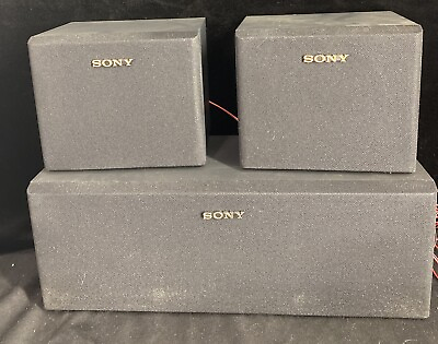 #ad Sony SS CR9 amp; SS SR9 Speaker System Lightly Used In Box $51.99