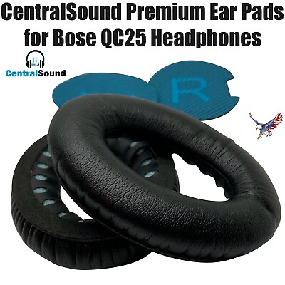 #ad Premium Replacement Ear Pad Cushions for QuietComfort 25 QC25 Bose Headphones $14.99