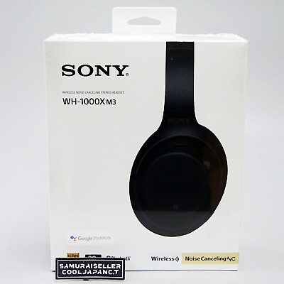 #ad SONY wireless headphone with microphone Black WH 1000XM3 B Japan Inport NEW $269.76