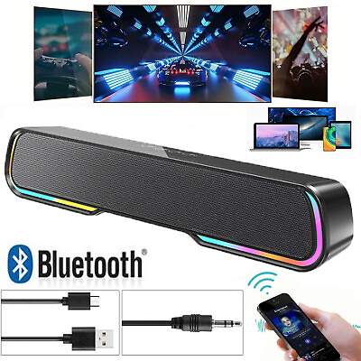 #ad #ad Bluetooth Wireless Speaker TV Sound Bar Home Theater Subwoofer Soundbar Party DJ $19.25