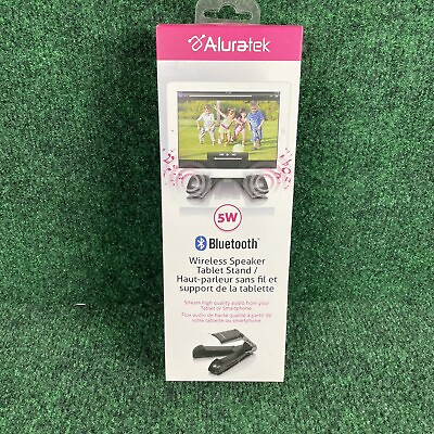 #ad Aluratek Bluetooth Wireless Speaker Tablet Stand USB.2.0 Brand New $29.97