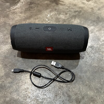 #ad JBL Essential Charge Portable Waterproof Bluetooth Speaker Gray $55.00