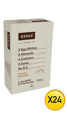 #ad RXBAR Coconut Chocolate Protein Bar 1.83oz 24 individual bars $32.95