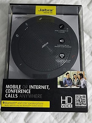 #ad Jabra Speak 510 Bluetooth Speakerphone Black New Sealed $85.00