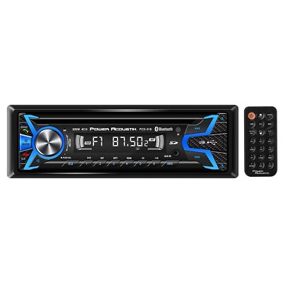 #ad POWER ACOUSTIK PCD 51B SINGLE DIN CD MP3 BLUETOOTH SOURCE UNIT STEREO RECEIVER $66.99