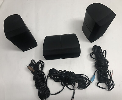#ad 3 x Bose Lifestyle Speakers include horizontal 100 working Order W cables Nice $179.00