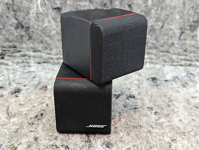 #ad 🔥Works🔥 Bose Redline Swiveling Double Cube Speakers Acoustimass Red Line R2 $18.99
