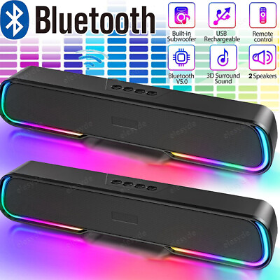 #ad Powerful TV Sound Bar Home Theater Subwoofer Soundbar with Bluetooth Wireless $33.88