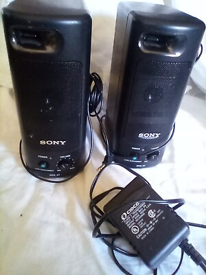 #ad Sony SRS Portable Speaker System w Adapter $25.00