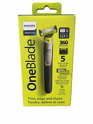 #ad NEW Philips Norelco OneBlade 360 blade FACE BODY Trim Edge Shave QP2834 20 $27.90