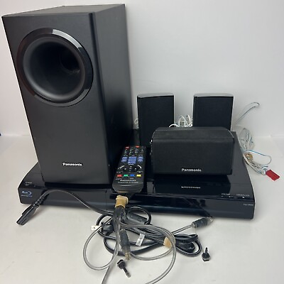 #ad Panasonic SA BT230 BD DVD Home Theater System Player W 3 Piece Speaker Remote $99.99