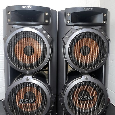 #ad Sony Stereo Left And Right Speakers SS ZX66i Not Tested Sold As Is Lbt zx66i $129.99