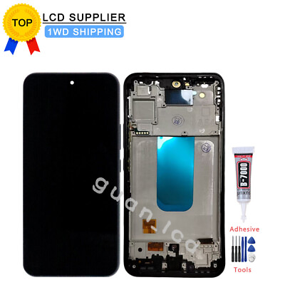 #ad For Samsung Galaxy A54 5G SM A546U A546 OLED Display Touch Screen Assembly Frame $65.65