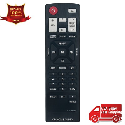 #ad AKB74955351 Replaced Remote Control fit for LG Home Audio Syst CJ98 CJS98F OJ98 $10.36