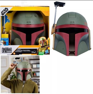#ad Star Wars: Boba Fett Kids Electronic Toy Costume Mask Age 5 Sound Effects $46.97