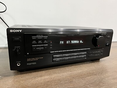 #ad SONY STR D650Z SURROUND SOUND RECEIVER 5.1 120W BASS BOOSTER TUNER TESTED WORKS $35.00