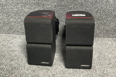 #ad Bose RedLine Double Cube Pair Speakers Mini Cube Speakers In Black Color $70.00