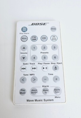 #ad Genuine Bose Wave Music System Remote Control for AWRCC1 AWRCC2 Radio CD $16.95