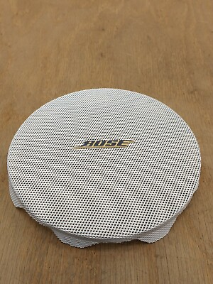 #ad BOSE White ROUND 5quot; 5 Inch Metal Front Speaker Grill Part $14.99