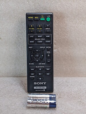 #ad Genuine Sony RM ANP109 AV Sound Bar Wireless Subwoofer Remote Control $5.39